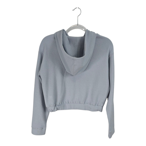 7 Diamonds Restoration Collection Hoodie & Shorts Set Ice Blue Textured Size XS - Picture 3 of 10